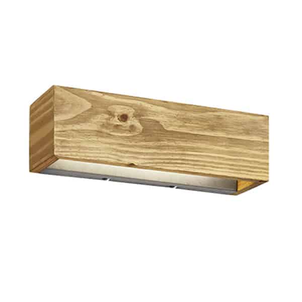 Land Wandleuchte Holz 39 cm inkl. LED dimmbar - Linc