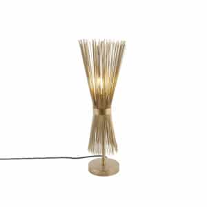 Country Tischlampe Messing - Broom