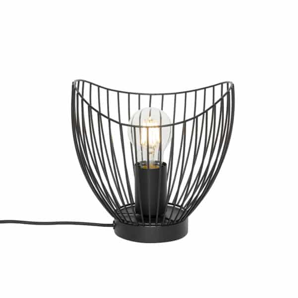 Moderne Tischlampe schwarz 20 cm - Pua