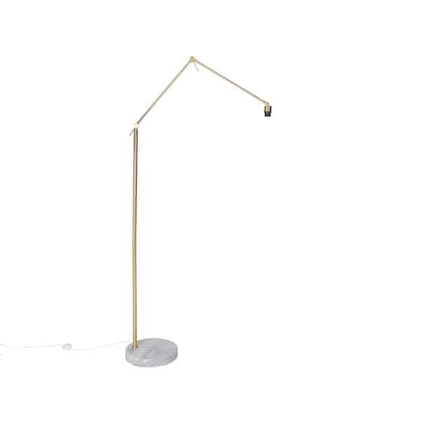 Moderne Stehlampe gold verstellbar - Editor