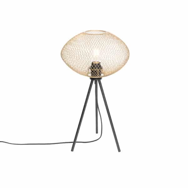 Industrielle Tischlampe Stativ gold - Molly