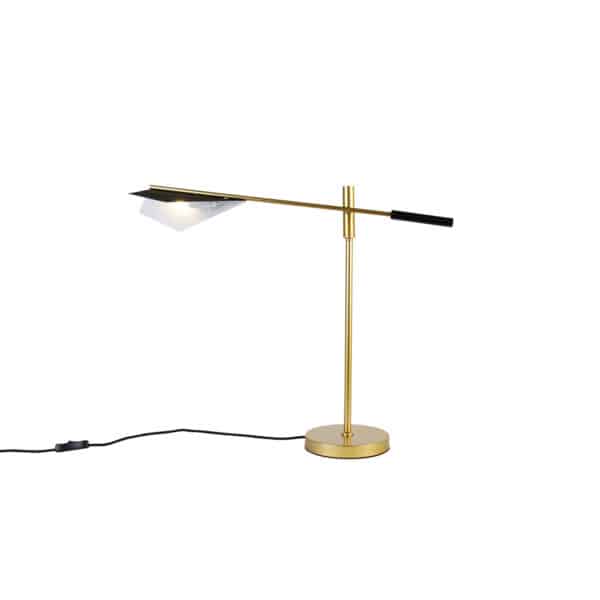 Design-Tischlampe schwarz mit Gold - Sinem