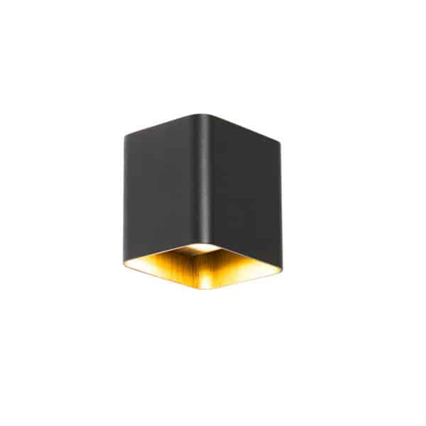 Moderne Wandleuchte schwarz inkl. LED IP54 - Evi