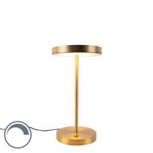 Moderne Tischleuchte bronze inkl. LED - Disco