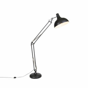 Industriestehlampe schwarz verstellbar - Hobby