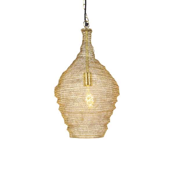 Orientalische Hängelampe Gold 30 cm - Nidum