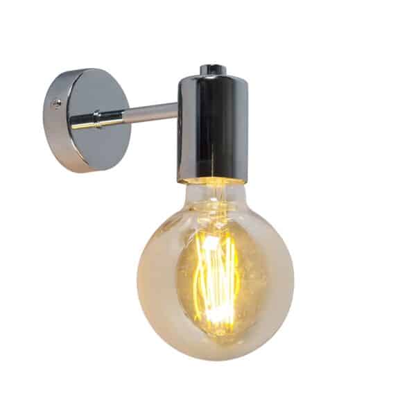 Moderne Chrom Wandlampe im 2er Set - Facil 1