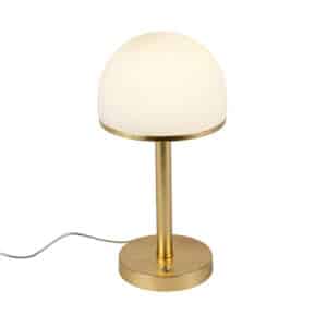 Vintage Tischlampe Gold inkl. LED und Touch - Bauhaus