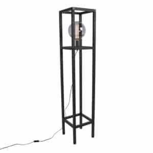 Industrielle Stehlampe schwarz - Big Cage 2